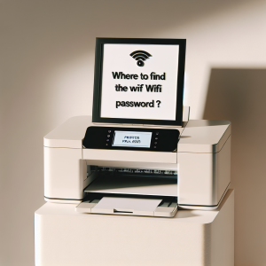 Où trouver le mot de passe wifi imprimante HP